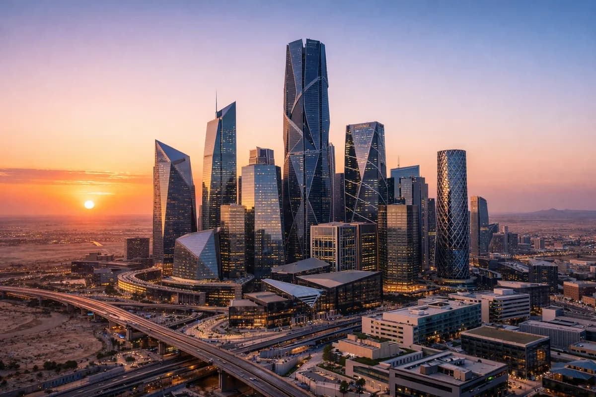 Saudi Arabia skyline