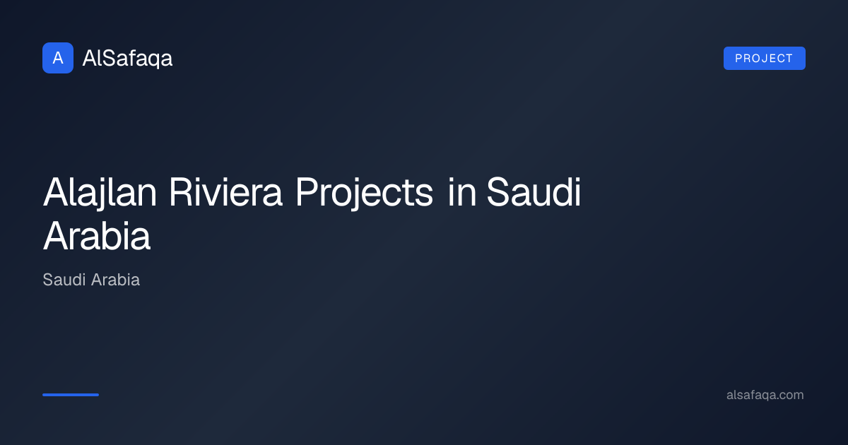 Alajlan Riviera Projects in Saudi Arabia | Al Safaqa | AlSafaqa